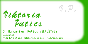 viktoria putics business card